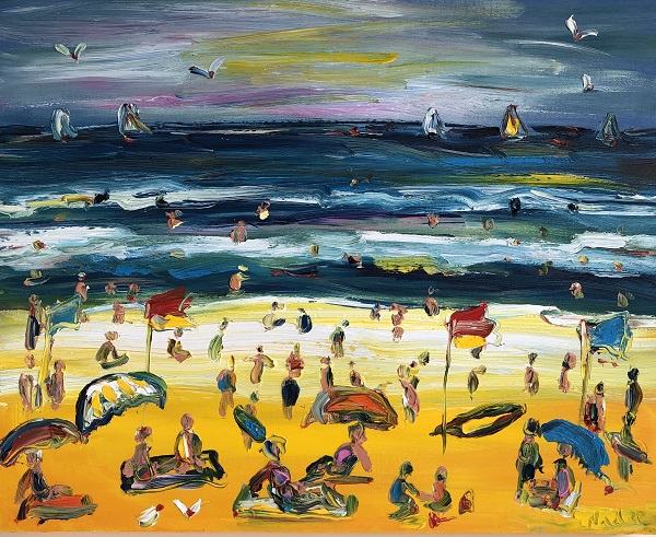 Beach Day 40cm x 50cm